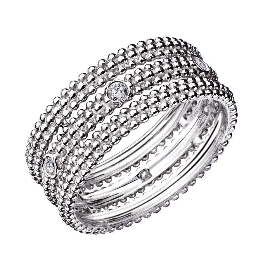 Clearance Bague Le Premier Jour, 1 Rang Diamants