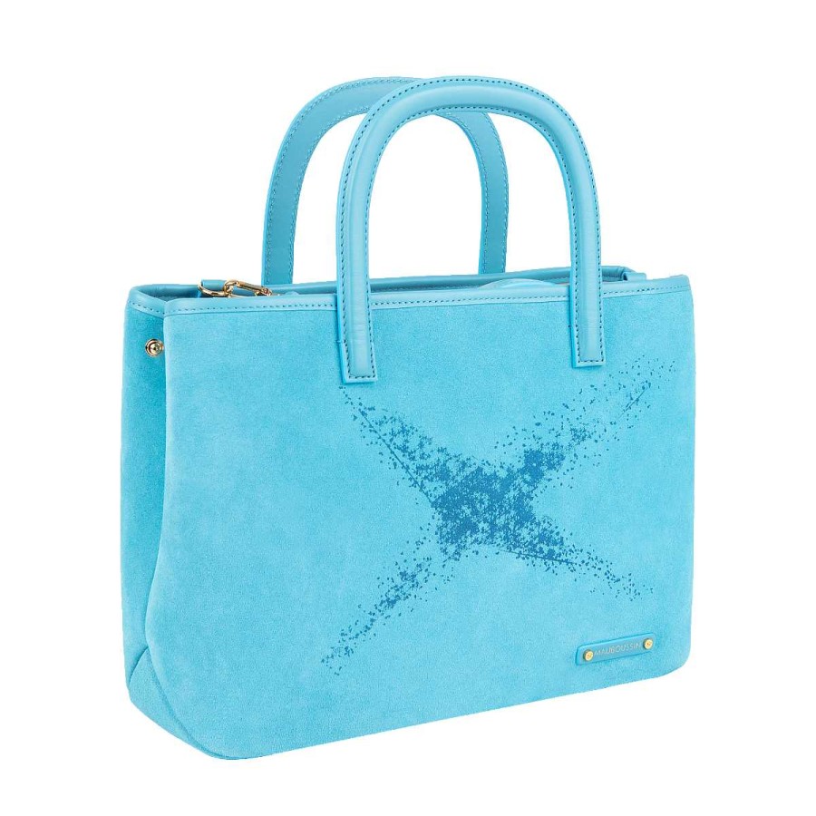 Clearance Sac M Tro Pigalle Pm Toile, Graffiti Bleu