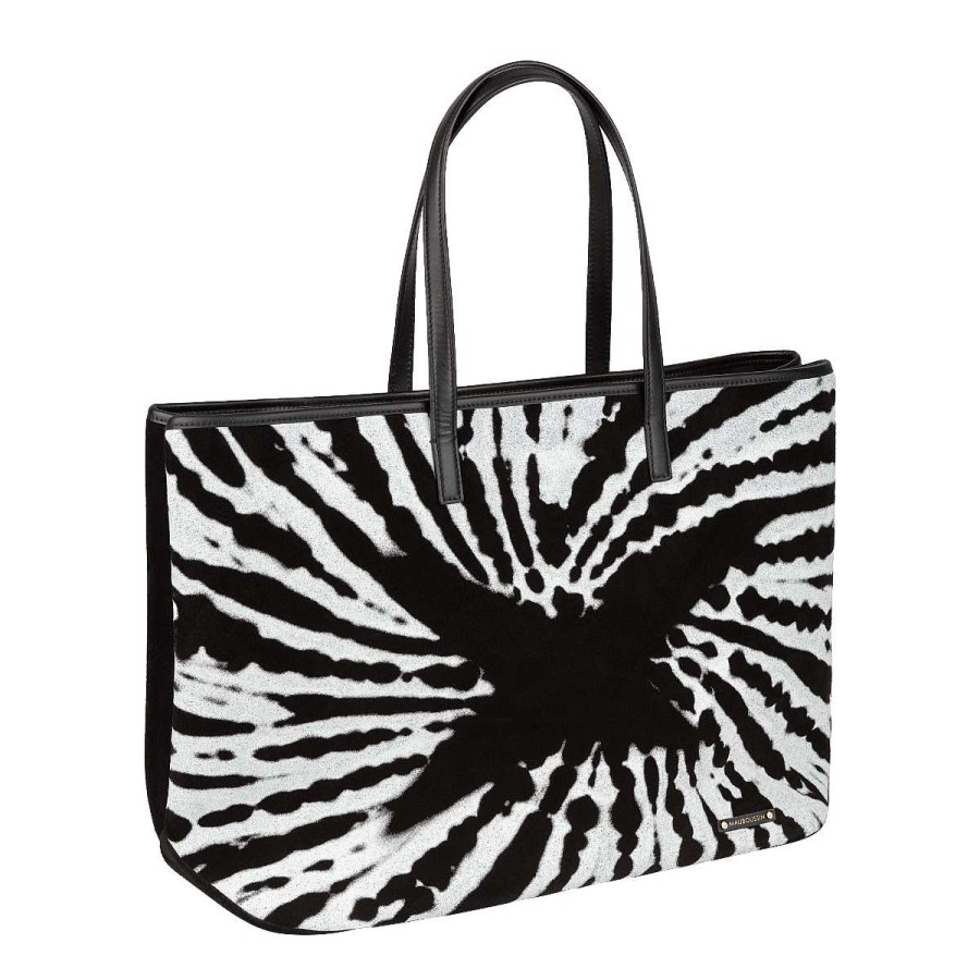 Hot Sac M Tro Pigalle Gm Toile, Tie & Dye Noir