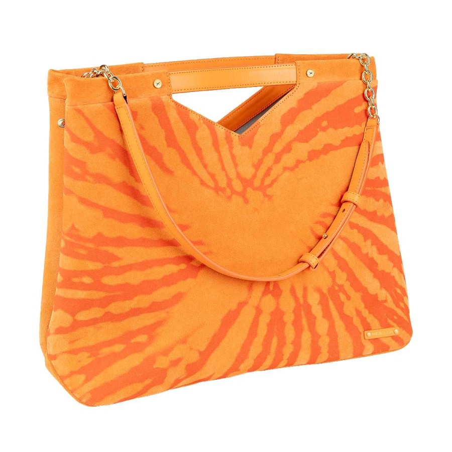 Best Sac M Tro Vavin Gm Toile, Tie & Dye Orange