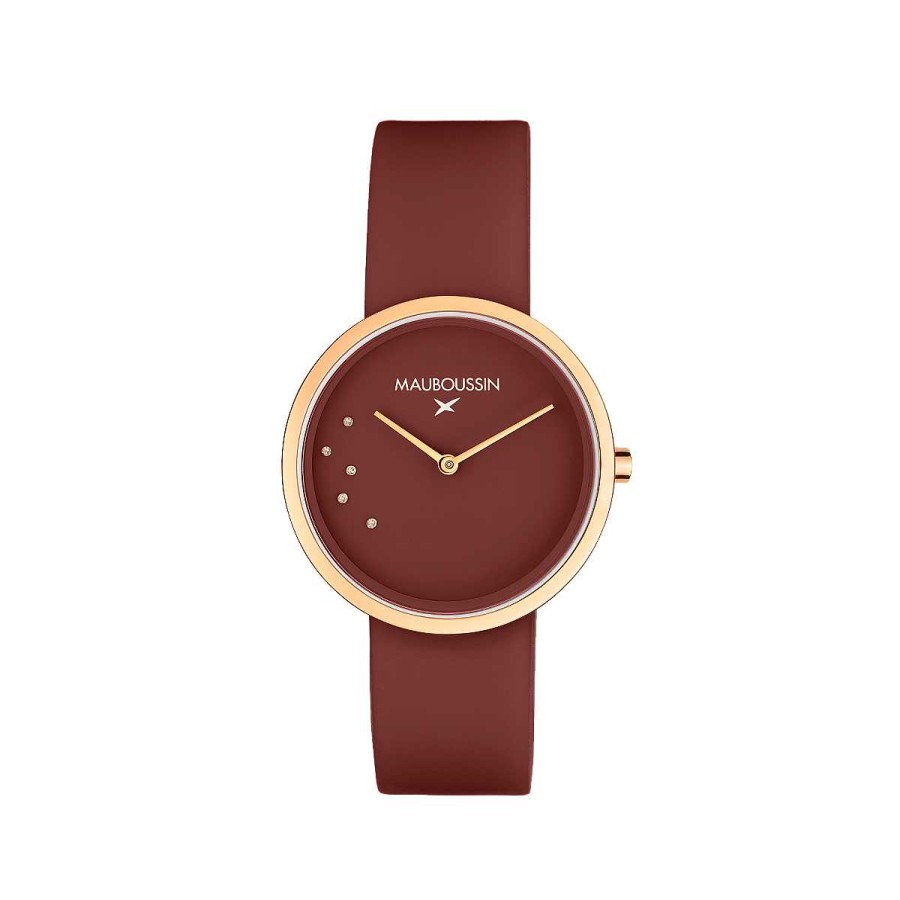 Wholesale Montre L'Heure Caramel, Griotte, Ronde