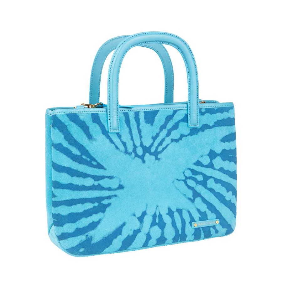 Online Sac M Tro Pigalle Pm Toile, Tie & Dye Bleu