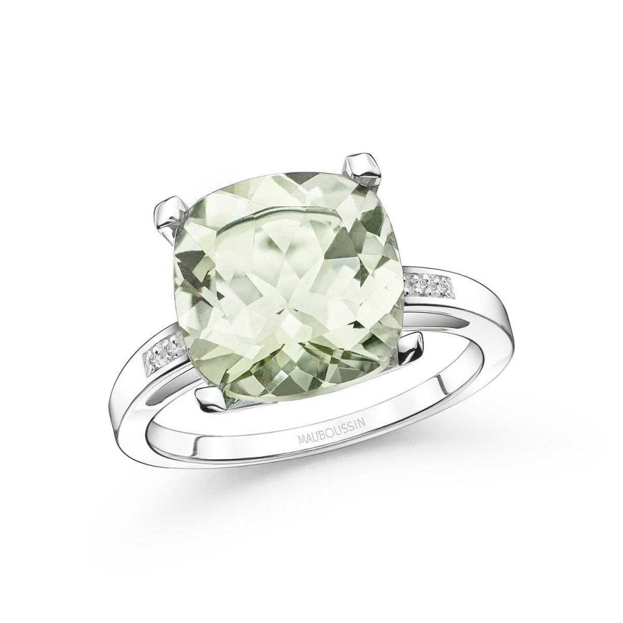 Hot Bague Petit Visage D'Amour, Am Thyste Verte