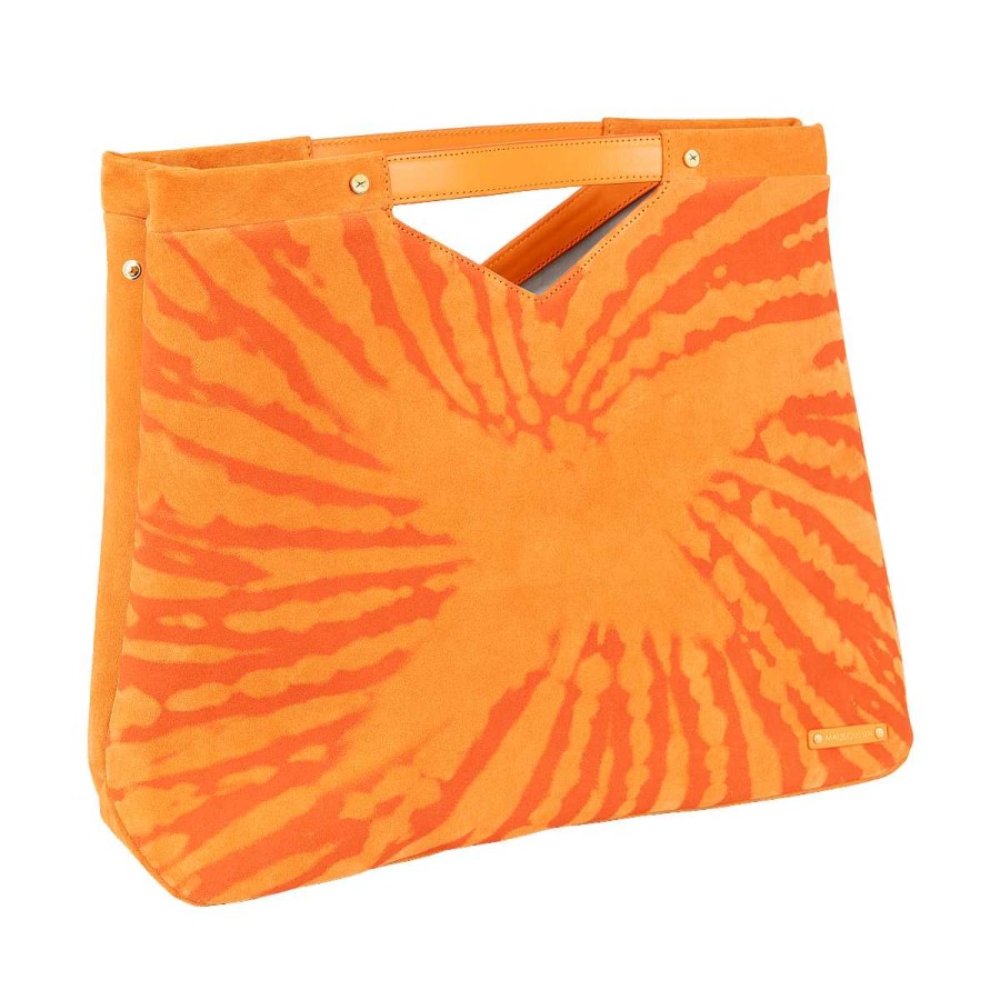 Best Sac M Tro Vavin Gm Toile, Tie & Dye Orange