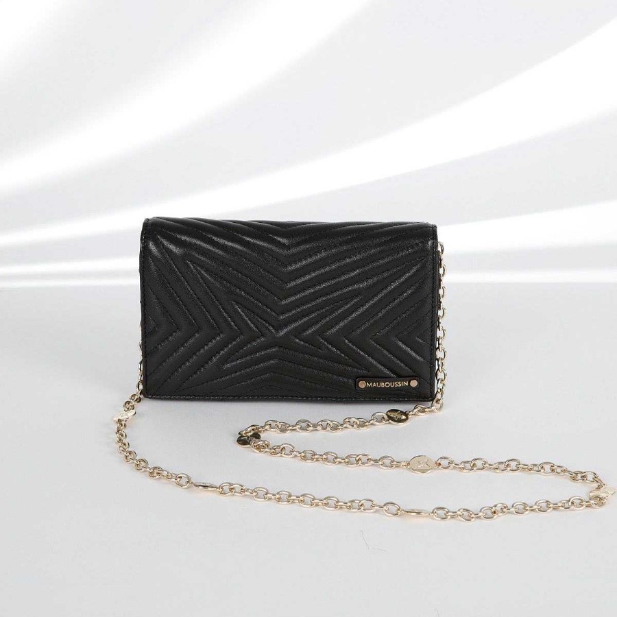 Clearance Pochette Miroir Belle, Libre Et Vraie Noire