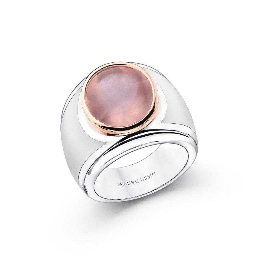 New Bague Un Maharaja Paris, Quartz Rose