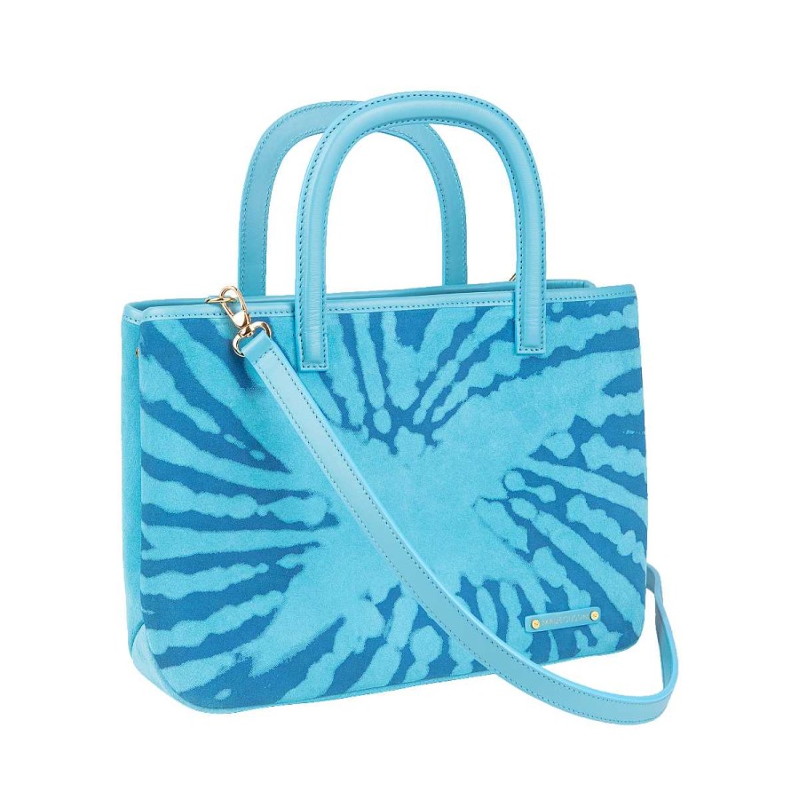 Online Sac M Tro Pigalle Pm Toile, Tie & Dye Bleu