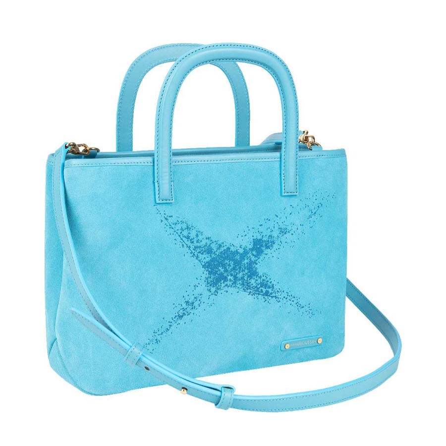 Clearance Sac M Tro Pigalle Pm Toile, Graffiti Bleu