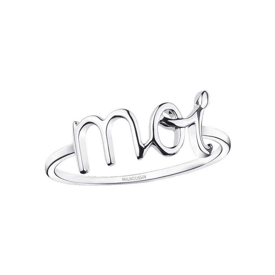 Clearance Bague Moi, Or Blanc