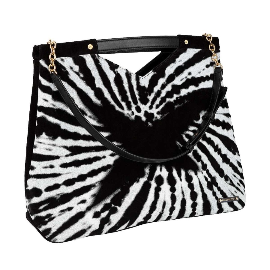 Hot Sac M Tro Vavin Gm Toile, Tie & Dye Noir