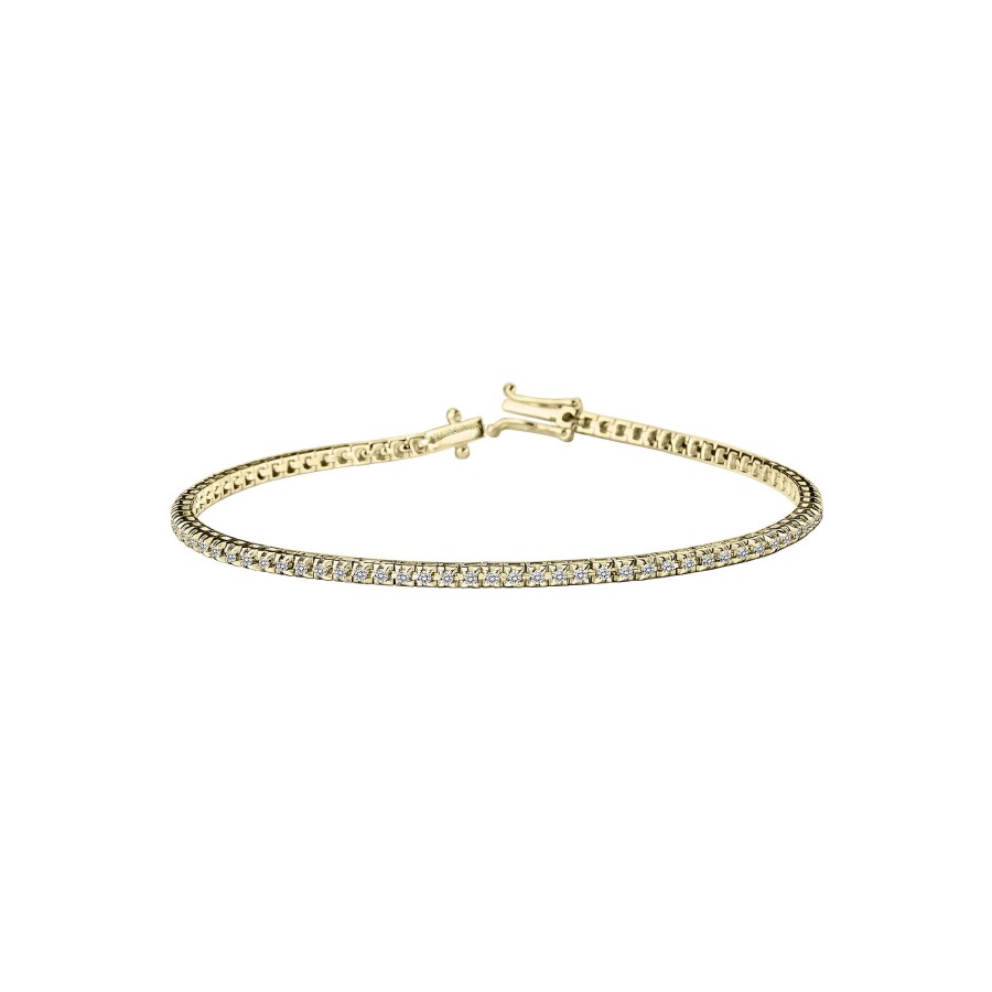 Online Bracelet Tu Es Ma Rivi Re D'Amour 0,75 Ct