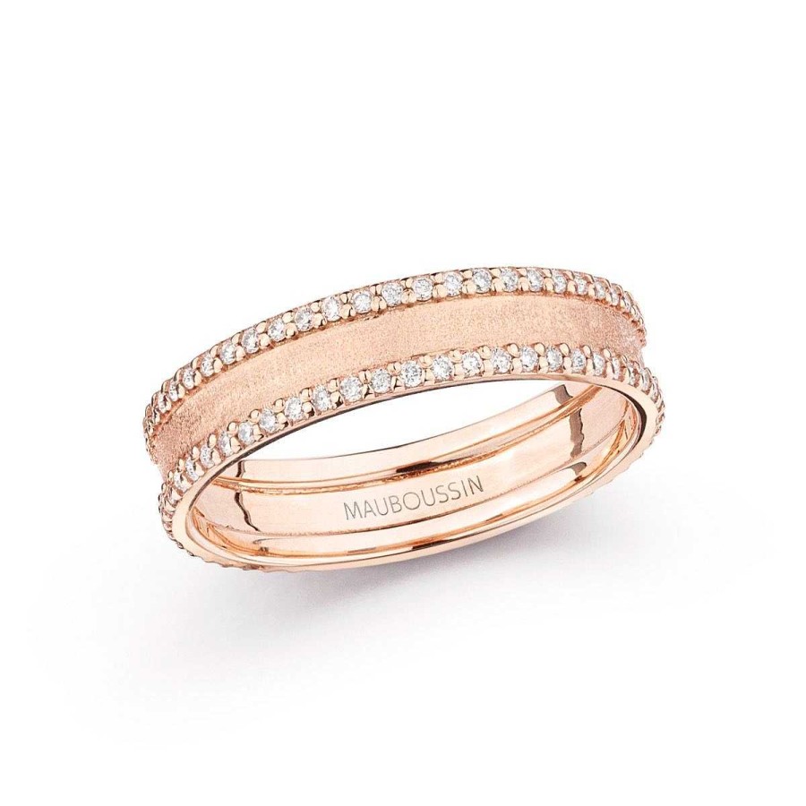 Hot Bague La Vie Parisienne, Or Rose